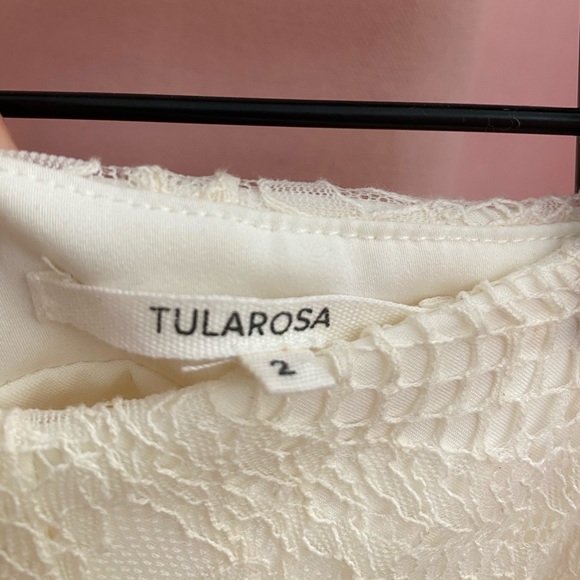 Tularosa Ivory Revolve Barcelona Lace Fringe Skirt - Picture 7 of 10